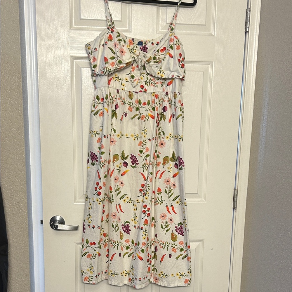 Old Navy Floral Print Midi Dress - Multicolor